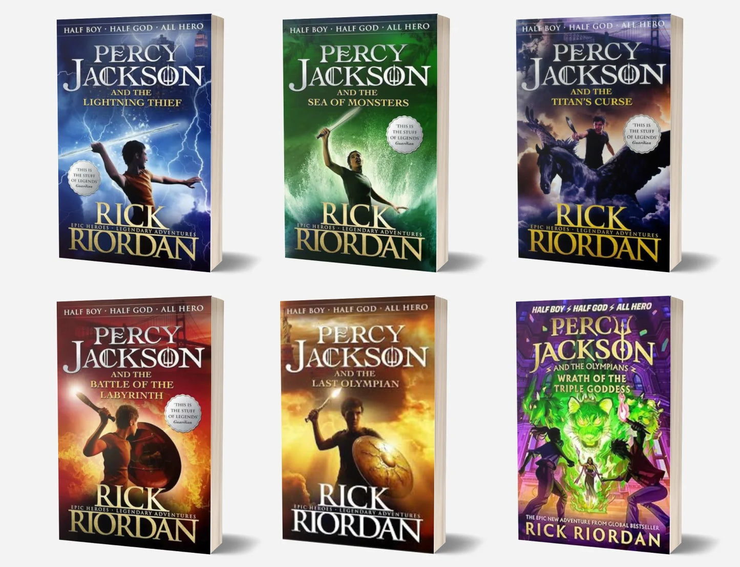 Percy Jackson and the Olympians Series - 6 Volumes