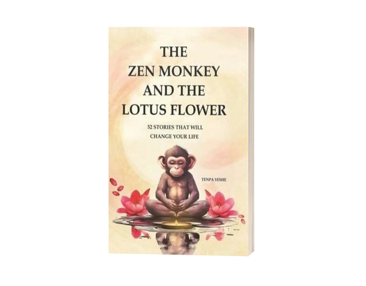 The Zen Monkey and the Lotus Flower
