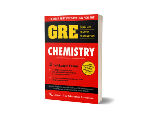 Graduate Record Examination (GRE) Chemistry - 5 Full Length Exams