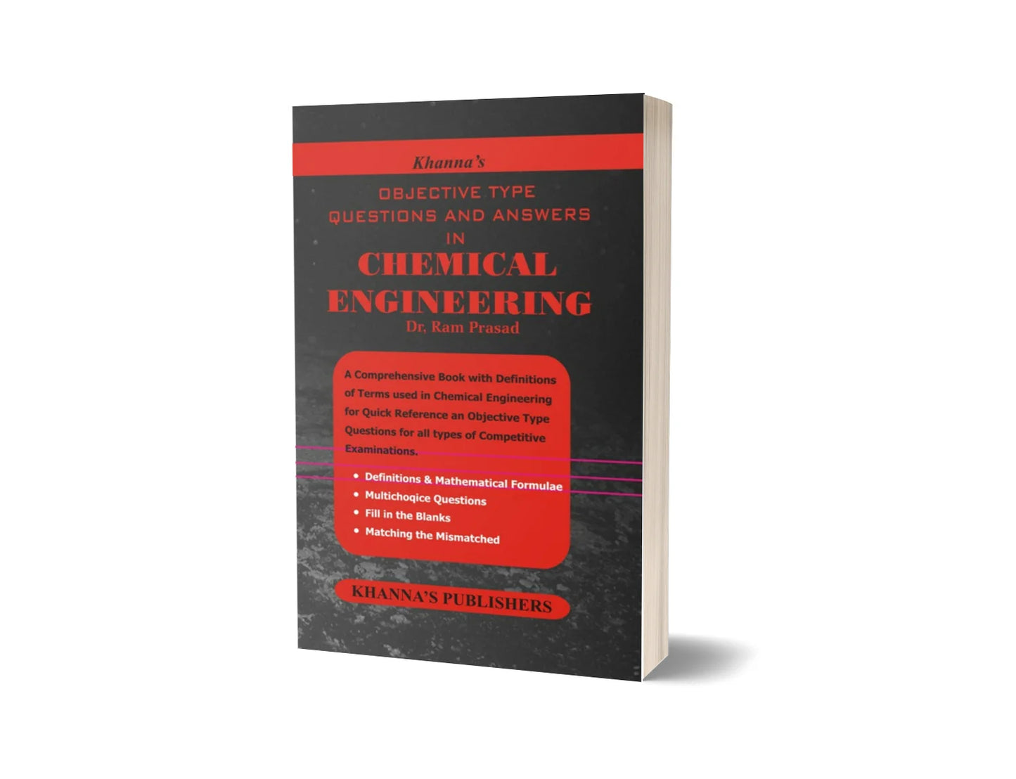 Khanna's Chemical Engineering - Objective Type Questions and Answers