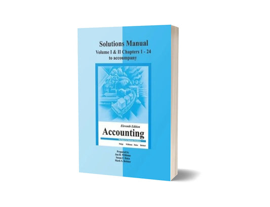 Solutions Manual Accounting (11th Edition)